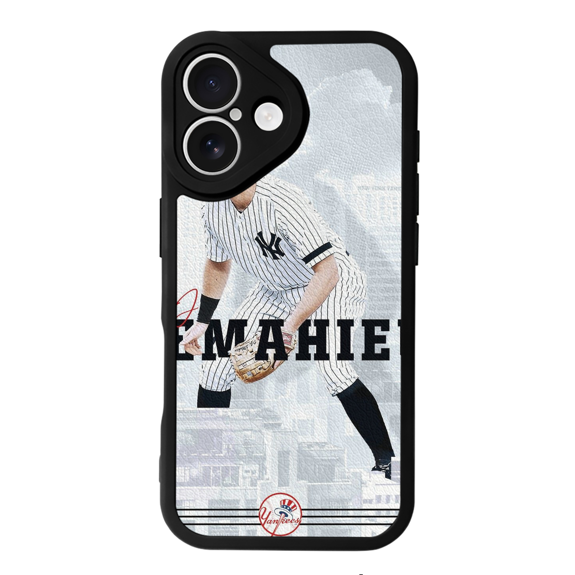 DJ Lemahieu 23 IPhone 16 Silicone Leather Case – UV Print, Lambskin Texture – Perfect Fit, Wireless Charging Compatible, Scratch Resistant, Precise Cutouts – Stylish Protection For IPhone 16